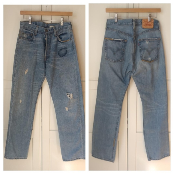 Vintage Levi's 501 patched - Picture 3 of 5